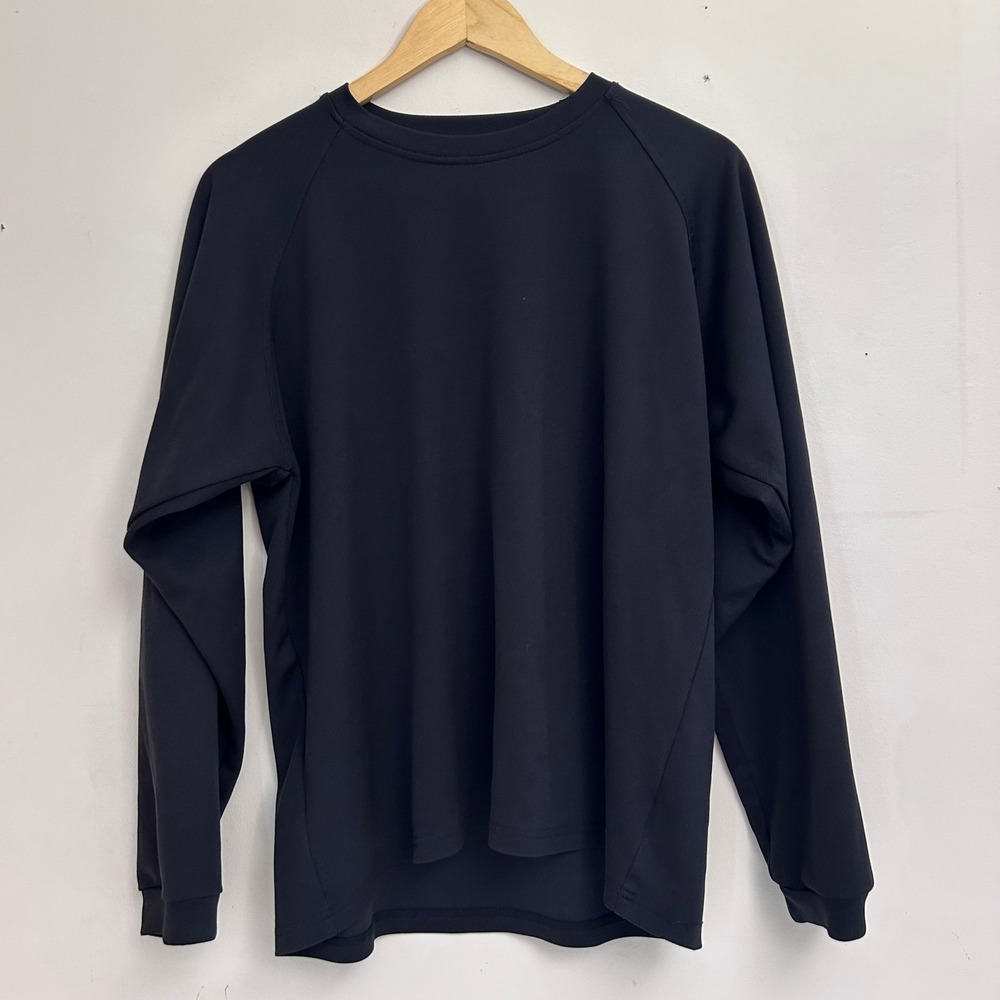 New Balance Performance Long Sleeve Shirt‎ Mens L Black Crewneck Active